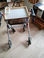 rollator met 4 wielen ,mandje en flessenhouder, Diversen, Rollators, Ophalen, Opvouwbaar, Gebruikt