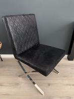 Eetkamerstoelen zwart ROFRA HOME, Huis en Inrichting, Stoelen, Ophalen, Zo goed als nieuw, Zwart