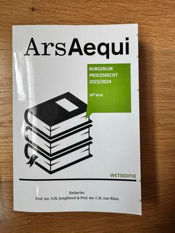 Ars Aequi Burgerlijk Procesrecht 30e druk - Nieuw! beschikbaar voor biedingen