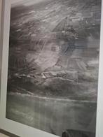 FOTO/SCHILDERIJ KUST VAN NORMANDIE 2e wereld oorlog, Antiek en Kunst, Ophalen