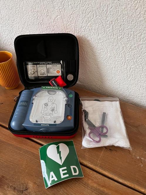 AED Philips HS1 Defibrillator, Diversen, Verpleegmiddelen, Gebruikt, Ophalen of Verzenden