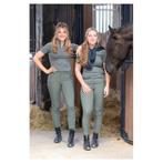 Harry s horse Rijbroek Turanga Full Grip legergroen, Haarlemmerweg 1, Dressuur, Zo goed als nieuw, Info@wedstrijdjasje.nl