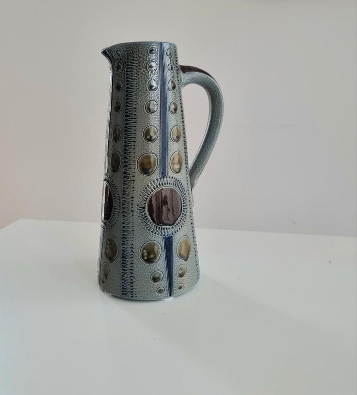 Vintage schenkkan, mooie kwaliteit, jaren 70?, Antiek en Kunst, Antiek | Vazen, Ophalen of Verzenden