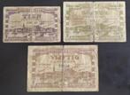 Boom - 10+25+50 centiemen 1918 (noodgeld), Verzenden, Setje