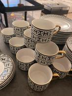 Mooi zwart-wit servies Heritage, Ophalen, Keramiek, Zo goed als nieuw, Overige stijlen