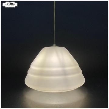 Vintage opaline pendellamp - Bohemen - jaren 60/70 - messing beschikbaar voor biedingen