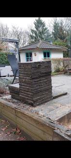 Gratis Stapelblokken & Terrastegels - Zwart/Grijs, Ophalen, Gebruikt, 10 m² of meer, Beton