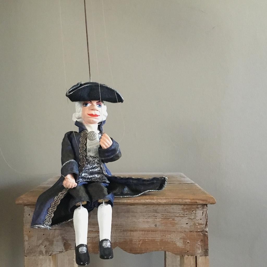 Marionet George Washington, Verzamelen, Poppen, Ophalen of Verzenden, Gebruikt, Overige typen