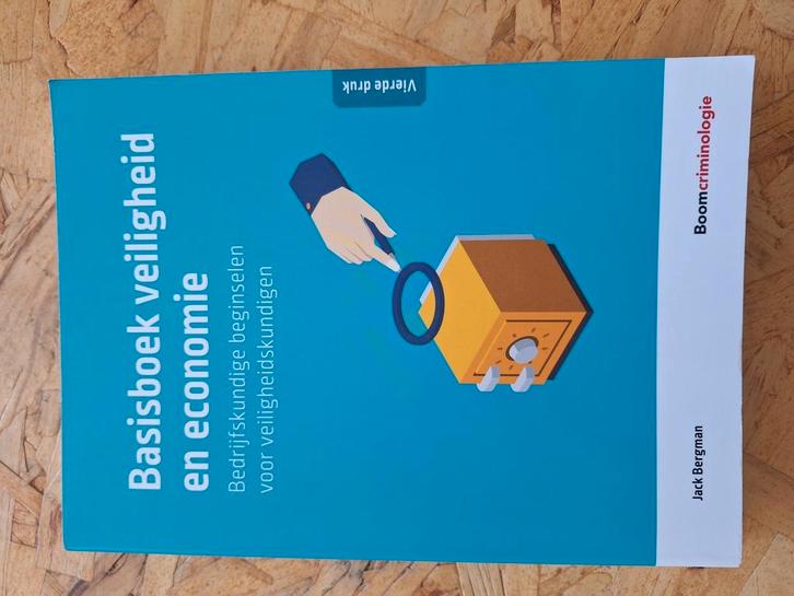 Jack Bergman - Basisboek veiligheid en economie, Boeken, Studieboeken en Cursussen, Nieuw, HBO, Ophalen of Verzenden