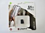 Kingston micro SD kaart 64GB nieuw, Kingston, Nieuw, Ophalen of Verzenden, Customerservice@kingston.eu