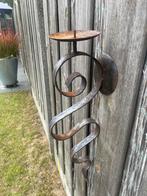 Ijzeren kandelaars, Tuin en Terras, Tuinwanddecoratie, Ophalen, Gebruikt