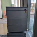 Ladeblokken/ ladekasten met sleutel en wieltjes, Ophalen of Verzenden