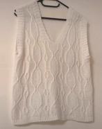 Witte Gebreide Top gilet spencer- Maat M, Ophalen of Verzenden, Zo goed als nieuw