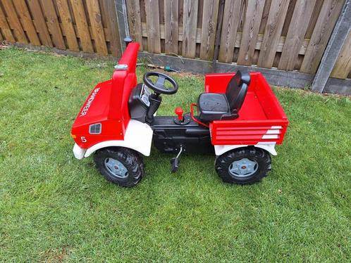 Rolly toys brandweer unimog, Kinderen en Baby's, Speelgoed | Buiten | Skelters, Zo goed als nieuw, Overige merken, Ophalen