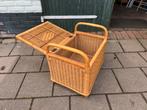Rieten Mand met Deksel - 50x35x35 cm, Huis en Inrichting, Woonaccessoires | Kisten, Ophalen, Zo goed als nieuw, Overige materialen