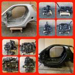 064. Smart 2  Stuks Chassis  met Kenteken en twee Motor blok, Ophalen, Voor, Smart, Motorkap