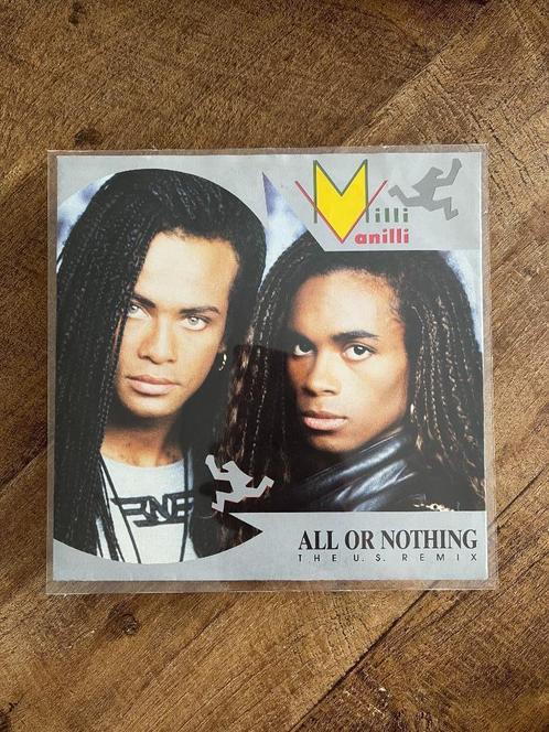 Milli Vanilli-All or Nothing., Cd's en Dvd's, Vinyl Singles, Zo goed als nieuw, Single, Pop, 7 inch, Ophalen of Verzenden
