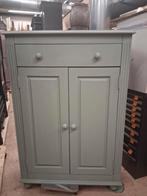 Oudgroene Meidenkast met Lade en Deurtjes, Ophalen of Verzenden