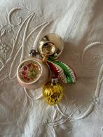 Oude, vintage kerstballen 4 stuks, Diversen, Kerst, Ophalen of Verzenden, Zo goed als nieuw