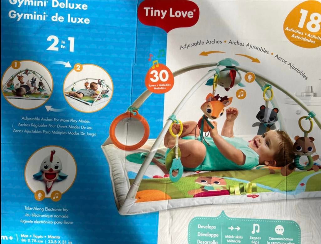 Babygym Tiny Love Gymini Deluxe, Kinderen en Baby's, Speelgoed | Babyspeelgoed, Ophalen of Verzenden, Zo goed als nieuw, Babygym