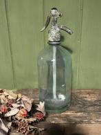 Mooie oude brocante spuitfles, sodafles, Ophalen of Verzenden