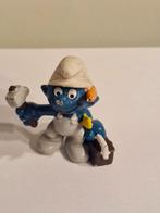 Smurfen, Bouwvakker, Handarbeider nr 20171.1, Verzamelen, Smurfen, Ophalen of Verzenden, Gebruikt, Knutselsmurf, Poppetje, Figuurtje of Knuffel
