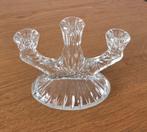 Kandelaar (glas) voor 3 kaarsen, Huis en Inrichting, Ophalen of Verzenden, Zo goed als nieuw, Glas, Overige stijlen