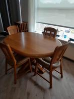 Eetkamerset met 4 stoelen, Ophalen, Zo goed als nieuw