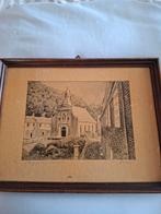 Afbeelding van Begijnhof Breda., Ophalen of Verzenden, Nieuw, Schilderij, 75 cm of meer