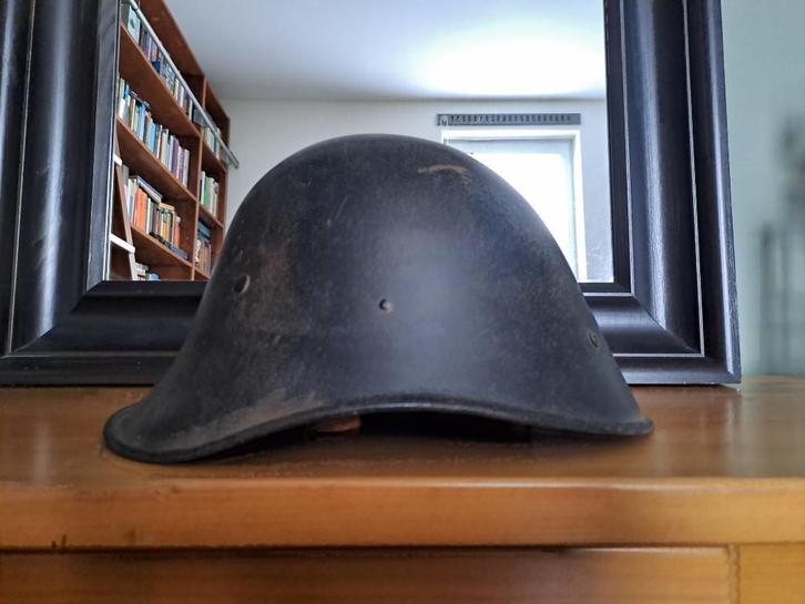 Nederlandse M34 helm WO2, Verzamelen, Militaria | Algemeen, Overige soorten, Helm of Baret, Nederland, Ophalen of Verzenden
