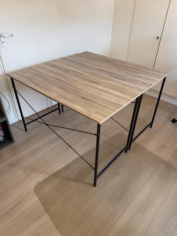 2x Bureau JYSK – eiken– 60x120 cm – €25 p.s. / €40 voor 2