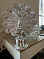 Pauw ornament zilver /pauwveren, Verzamelen, Ophalen of Verzenden, Zo goed als nieuw, Beeldje of Figuurtje