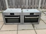 Bosch set / hete lucht oven - combi oven / magnetron, Ophalen, Minder dan 45 cm, Zo goed als nieuw, Oven met grill