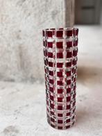 Murano vaas rood kristal, Antiek en Kunst, Antiek | Glas en Kristal, Verzenden