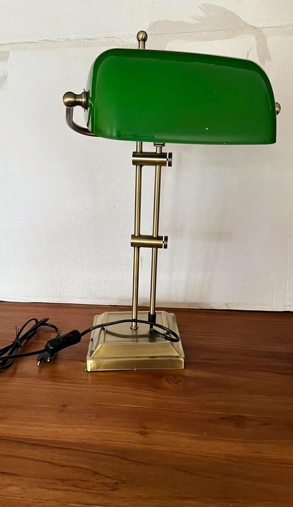 Notaris tafellamp, Huis en Inrichting, Lampen | Tafellampen, Zo goed als nieuw, Minder dan 50 cm, Kunststof, Ophalen of Verzenden