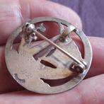 Zilveren Viking Broche Hanger Design Noorwegen, Verzenden, Zo goed als nieuw, Zilver, Zilver