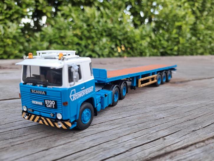 WSI Scania 1 serie 6x4 van Econofreight, Hobby en Vrije tijd, Modelauto's | 1:50, Nieuw, Bus of Vrachtwagen, Wsi, Ophalen of Verzenden