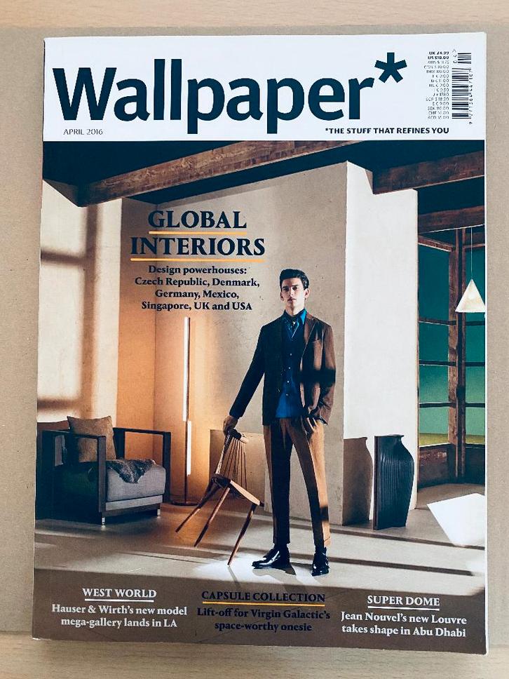 Wallpaper Magazine (UK) 205 - April 2016, Boeken, Tijdschriften en Kranten, Zo goed als nieuw, Glossy, Ophalen of Verzenden
