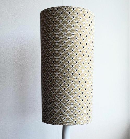 Prachtige geote cilinderlampenkap! Met gouden details, Huis en Inrichting, Lampen | Lampenkappen, Nieuw, Minder dan 25 cm, Rond