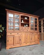 Grote / Brede teakhouten winkelkast | Apothekerskast  #2648, Niet ingevuld, Gebruikt, Met deur(en), 200 cm of meer