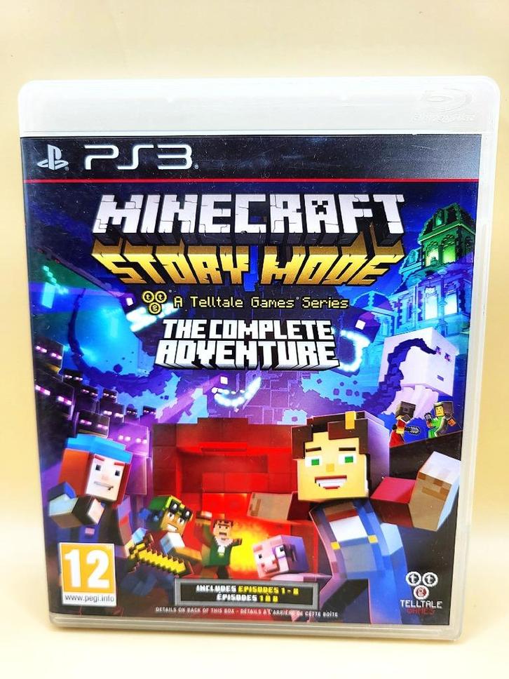 Minecraft Story Mode: The Complete Adventure PS3, Spelcomputers en Games, Games | Sony PlayStation 3, Zo goed als nieuw, Avontuur en Actie