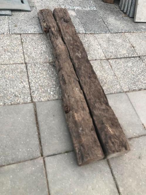 Azobe palen, meerpaal, dragline schot palen, Tuin en Terras, Bielzen en Borders, Zo goed als nieuw, Ophalen