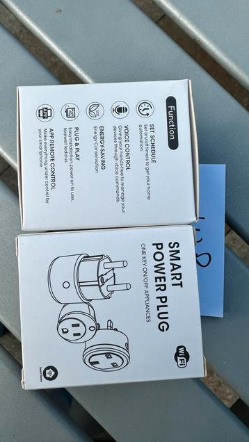 2x Wifi Stekker - Tuya - Smarthome beschikbaar voor biedingen