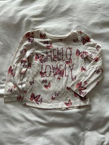 Shirt Vlinders Maat 98 beschikbaar voor biedingen