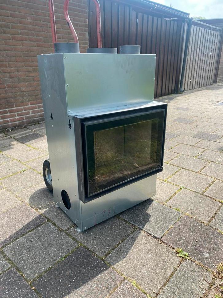 Barbas Energa 60-45 inbouwhaard houtkachel, Huis en Inrichting, Kachels, Gebruikt, Inbouw, Houtkachel, Hout, Ophalen
