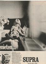 Retro reclame 1971 Van Nelle Supra koffie meisje pop, Verzenden, Gebruikt, Overige typen