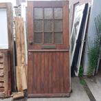 hardhouten voordeur 93 x 211cm linksdraaiend merbau, Doe-het-zelf en Verbouw, Deuren en Horren, Ophalen, Gebruikt, 80 tot 100 cm
