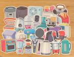 Huishoudelijke apparaten stickers, Verzenden, Nieuw, Meerdere stickers