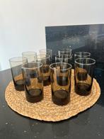 Vintage 10 x Luminarc rookglas glazen met dikke bodem., Verzamelen, Glas en Borrelglaasjes, Ophalen of Verzenden, Zo goed als nieuw