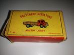 Oud doosje Polythene miniatuur Austin lorry, Antiek en Kunst, Ophalen of Verzenden